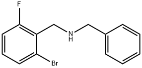 1-BroMo-3-fluoro-2-(benzylaMinoMethyl)benzene Struktur