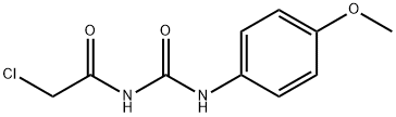 2-CHLORO-N-{[(4-METHOXYPHENYL)AMINO]CARBONYL}ACETAMIDE Struktur