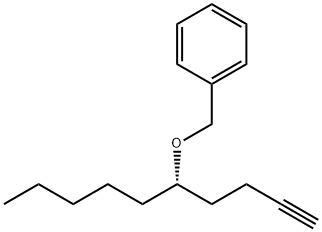 (S)-((Dec-1-yn-5-yloxy)Methyl)benzene Struktur