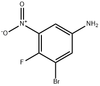 3-BroMo-4-fluoro-5-nitroaniline Struktur