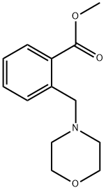 2-MORPHOLIN-4-YLMETHYLBENZOIC ACID METHYL ESTER Struktur