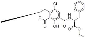 Ochratoxin C-d5 Struktur