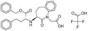 1’-epi-Benazeprilat Benzyl Ester Analogue, Trifluoroacetic Acid Salt Struktur