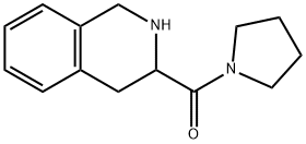 3-(PYRROLIDIN-1-YLCARBONYL)-1,2,3,4-TETRAHYDROISOQUINOLINE Struktur