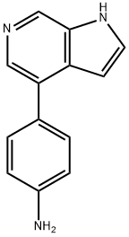 BenzenaMine, 4-(1H-pyrrolo[2,3-c]pyridin-4-yl)- Struktur