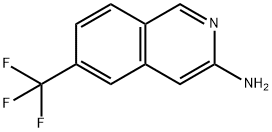 6-(trifluoroMethyl)isoquinolin-3-aMine Struktur