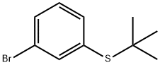 (3-Bromophenyl)(tert-butyl)sulfane Struktur