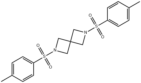 2,6-Diazaspiro[3.3]heptane, 2,6-bis[(4-Methylphenyl)sulfonyl]- Struktur