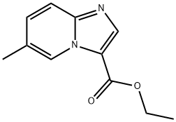 IMidazo[1,2-a]pyridine-3-carboxylic acid, 6-Methyl-, ethyl ester Struktur