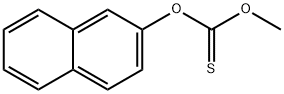 Thiocarbonic acid methyl 2-naphtyl ester Struktur