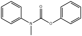 N-Methylcarbanilic acid phenyl ester Struktur