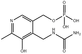 4'-carbamoylpyridoxamine 5'-phosphate Struktur