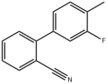 2-(3-Fluoro-4-methylphenyl)benzonitrile Struktur