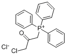 3-CHLORO-2-OXOPROPYL TRIPHENYLPHOSPHONIUM CHLORIDE Struktur