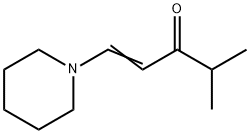 4-Methyl-1-(1-piperidinyl)-1-penten-3-one Struktur