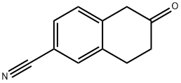 6-OXO-5,6,7,8-TETRAHYDRO-NAPHTHALENE-2-CARBONITRILE Struktur