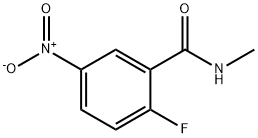 2-FLUORO-N-METHYL-5-NITROBENZAMIDE Struktur