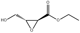 Oxiranecarboxylic acid, 3-(hydroxymethyl)-, ethyl ester, (2S-trans)- (9CI) Struktur