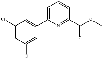 Methyl 6-(3,5-dichlorophenyl)pyridine-2-carboxylate Struktur