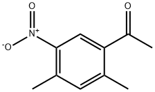 1-(2,4-diMethyl-5-nitrophenyl)ethan-1-one Struktur