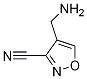 4-(aMinoMethyl)isoxazole-3-carbonitrile Struktur