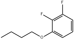 1-BUTOXY-2,3-DIFLUOROBENZENE Structure