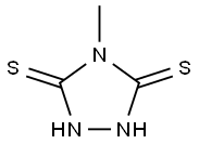 4-methyl-1,2,4-triazolidine-3,5-dithione Struktur