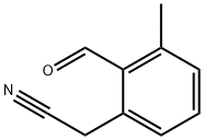 Benzeneacetonitrile, 2-formyl-3-methyl- (9CI) Struktur