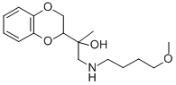 α-[[(4-Methoxybutyl)amino]methyl]-α-methyl-1,4-benzodioxane-2-methanol Struktur