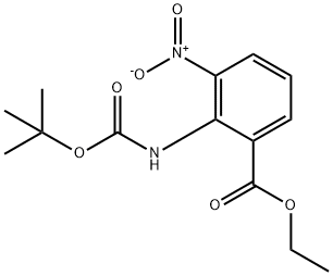 Ethyl 2-((tert-butoxycarbonyl)amino)-3-nitrobenzoate