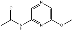 N-(6-Methoxy-2-pyrazinyl)acetamide Struktur