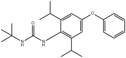 3-(2,6-DIISOPROPYL-4-PHENOXYPHENYL)-1-TERT-BUTYLUREA Struktur