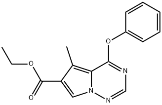 5-メチル-4-フェノキシピロロ[2,1-F][1,2,4]-トリアジン-6-カルボン酸エチルエステル price.