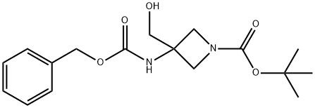 1-Boc-3-(Cbz-amino)azetidine-3-methanol Struktur