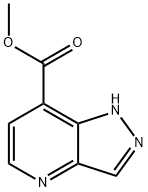 methyl 1H-pyrazolo[4,3-b]pyridine-7-carboxylate Struktur