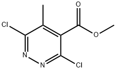 Methyl 3,6-dichloro-5-Methylpyridazine-4-carboxylate Struktur