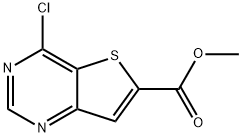 methyl 4-chlorothieno[3,2-d]pyrimidine-6-carboxylate Struktur