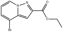 ethyl 4-bromopyrazolo[1,5-a]pyridine-2-carboxylate Struktur