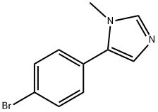 5-(4-BroMophenyl)-1-MethyliMidazole Struktur