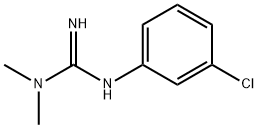 N,N-Dimethyl-N-(3-chlorophenyl)guanidine Struktur