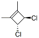 Cyclobutene, 3,4-dichloro-1,2-dimethyl-, (3R-trans)- (9CI) Struktur