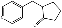 2-(4-Pyridylmethyl)cyclopentanone Struktur