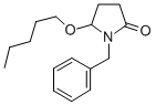 (+-)-5-(Pentyloxy)-1-(phenylmethyl)-2-pyrrolidinone Struktur