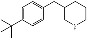 3-[[4-(1,1-DIMETHYLETHYL)PHENYL]METHYL]-PIPERIDINE Struktur