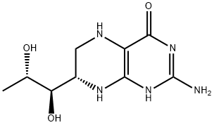 2-amino-4-hydroxy-7-(dihydroxypropyl)-5,6,7,8-tetrahydrobiopterin Struktur