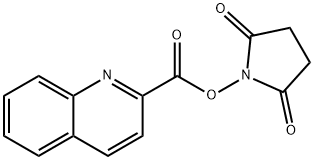 QUINALDIC ACID SUCCINIMIDE ESTER Struktur