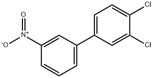 1,2-Dichloro-4-(3-nitrophenyl)benzene Struktur