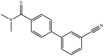 4-(3-Cyanophenyl)-N,N-diMethylbenzaMide Struktur