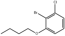 2-BroMo-1-butoxy-3-chlorobenzene Struktur