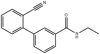 3-(2-Cyanophenyl)-N-ethylbenzaMide Struktur